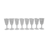 8 verres à pied 12.5cl