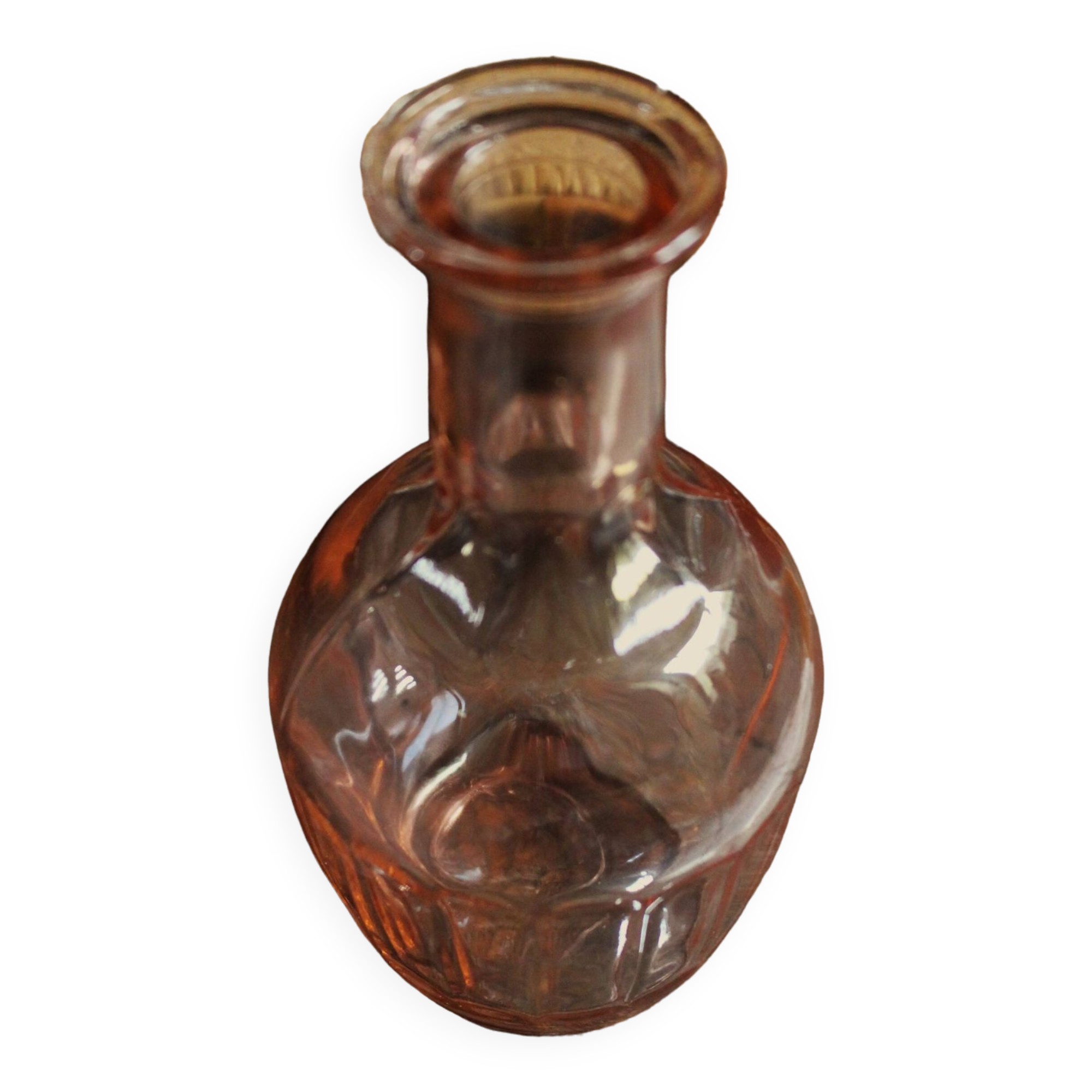 Pink glass vase Soliflore rosaline