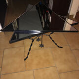 Mirror table triangle/star shape wrought iron unique model