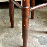 Dark wood stool