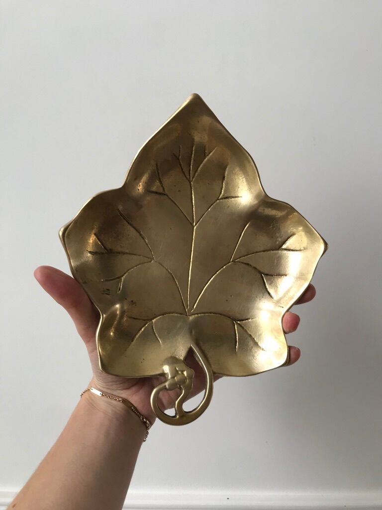 Brass sheet pocket tray 50s