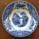 Deep plates Royal Sphinx Maastricht P. Regout "Cambridge Old England" blue & white
