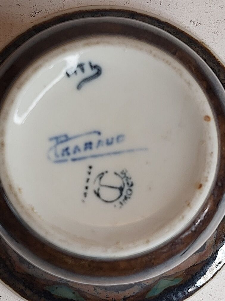 Coupe "Dakar" Camille Tharaud porcelain Limoges