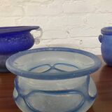 Trio of Murano “Scavo” plant pots from the 60s and 70s