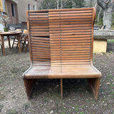 Old double-sided bench