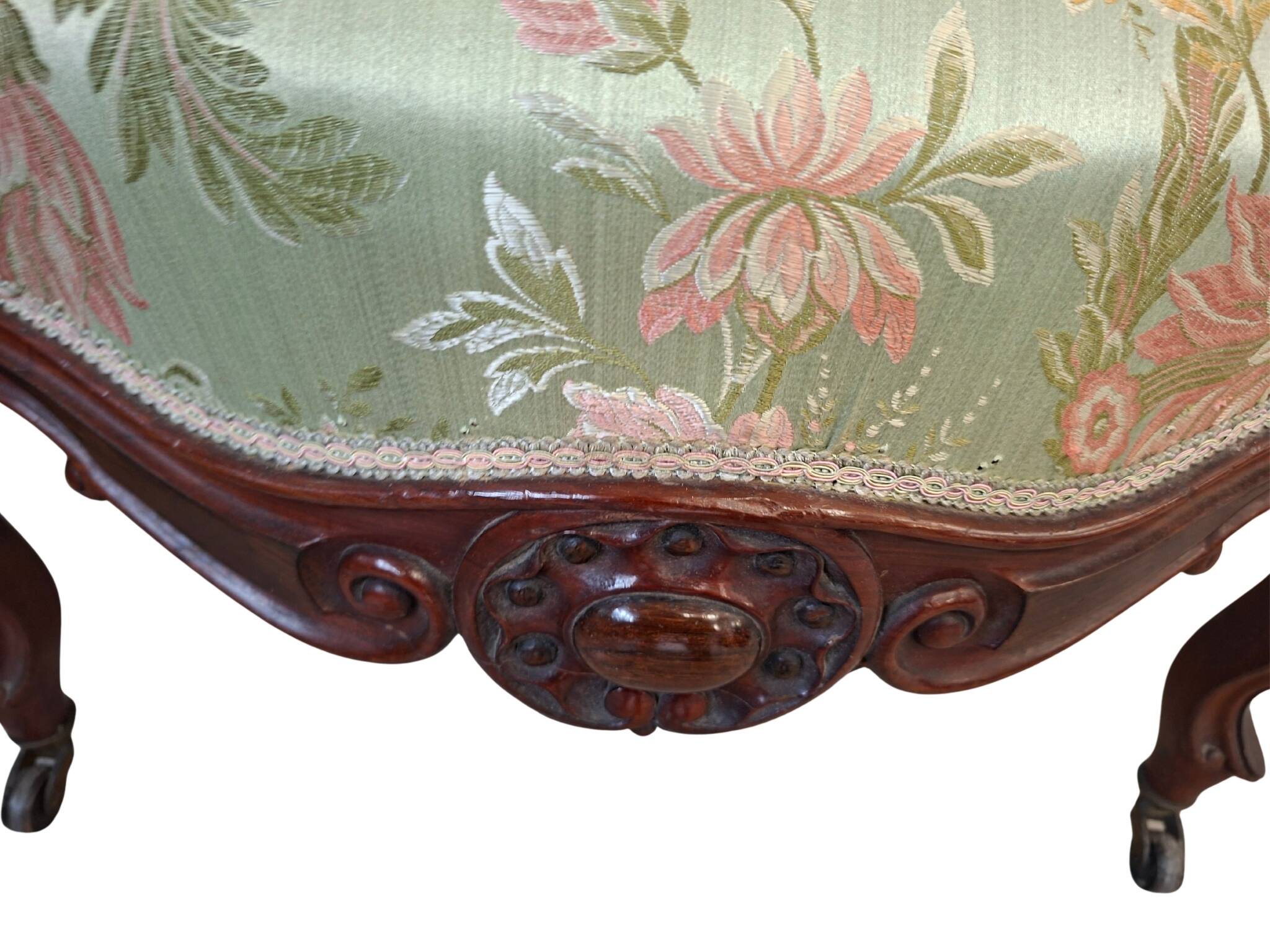 Coppia di Poltrone d'Epoca "Balloon Back" – Stile Rococò Revival (XIX Sec.)