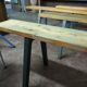 Lot of 4 industrial benches
