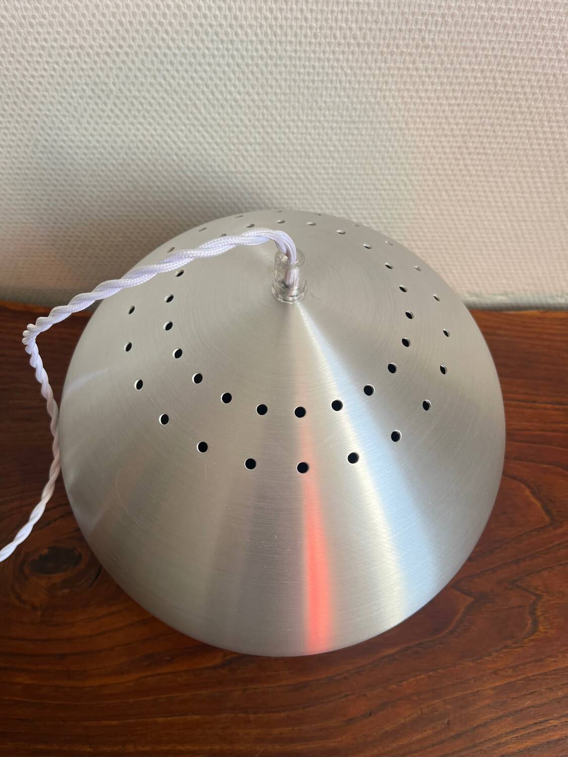 Space Age globe pendant light from the 80s