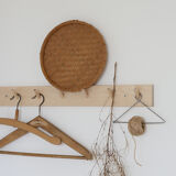 Round bamboo top