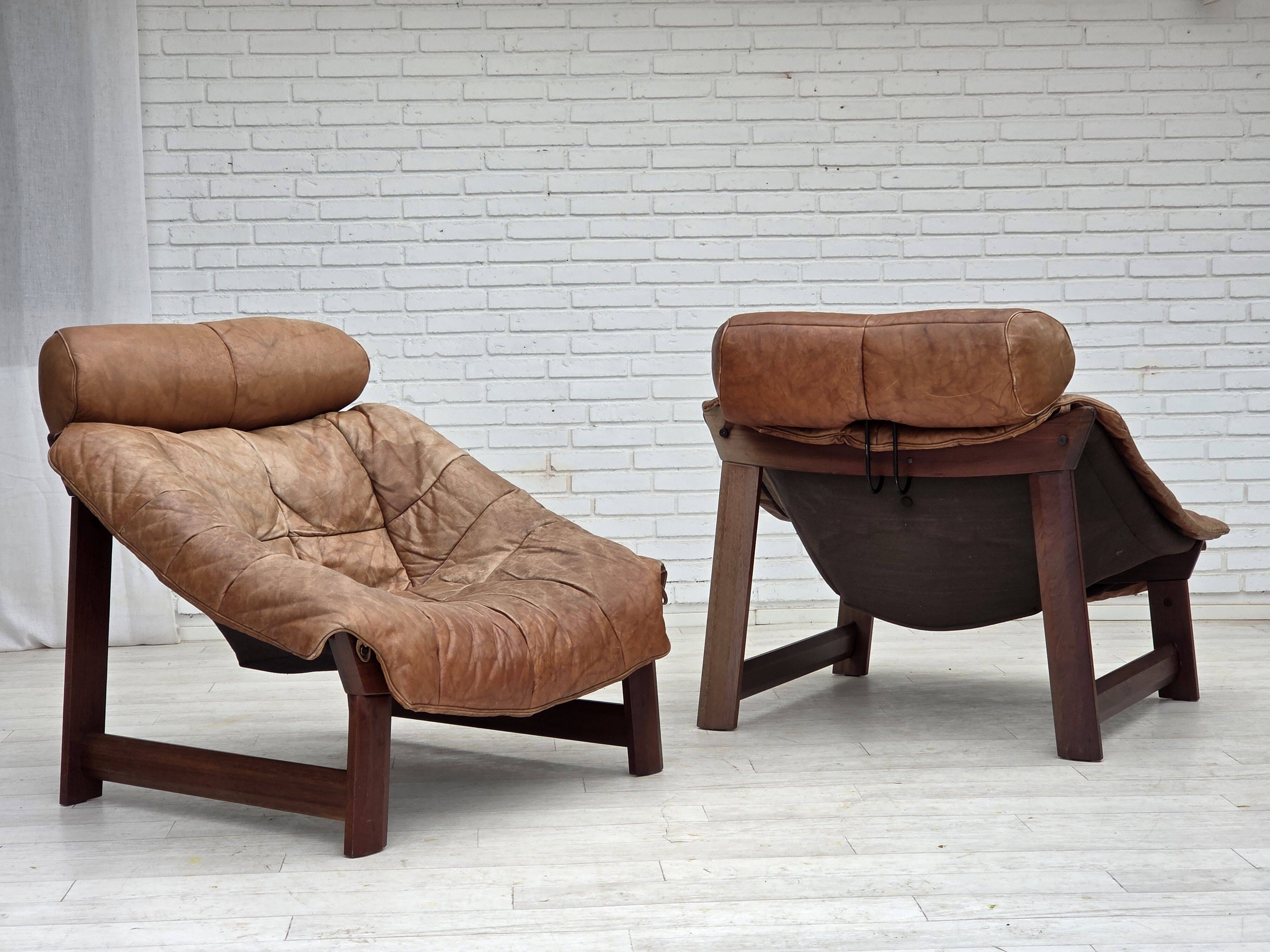 1970s, Norwegian design by Jan Erik Lindgren, armchair model "Amazon".