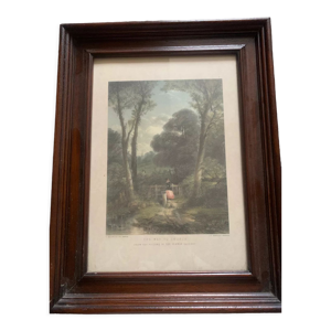 Tableau ancien gravure anglaise
