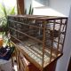Ancient wooden birdcage