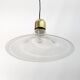 Mid-Century Modern Italian Murano Spiral Glass Pendant Lamp, 1970s