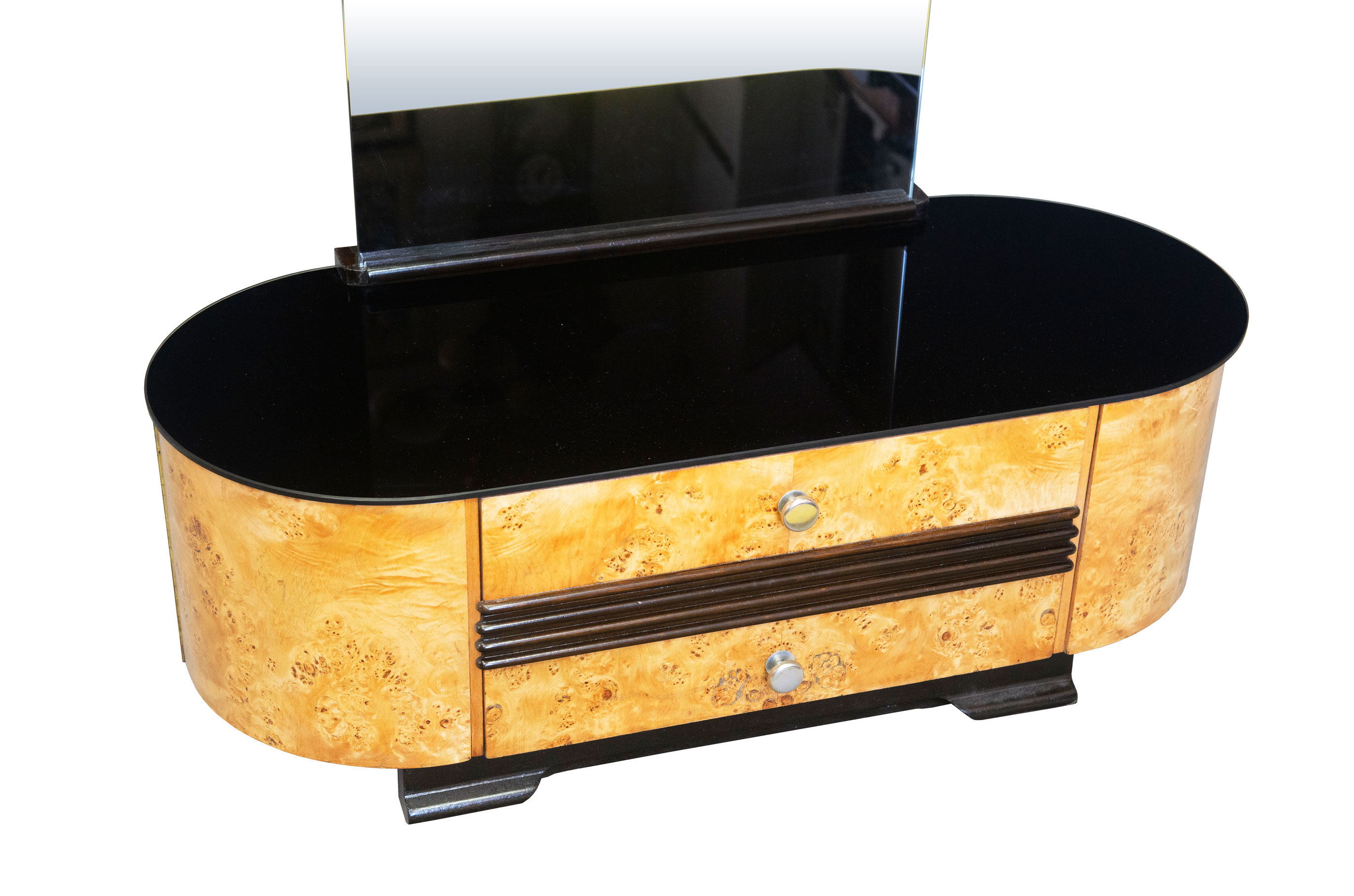 1950's mid century dressing table by Jindrich Halabala for UP Brno