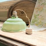 Green glass pendant lamp