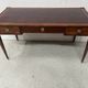 Louis XVI flat desk in mahogany veneer and rosewood, 18th century.