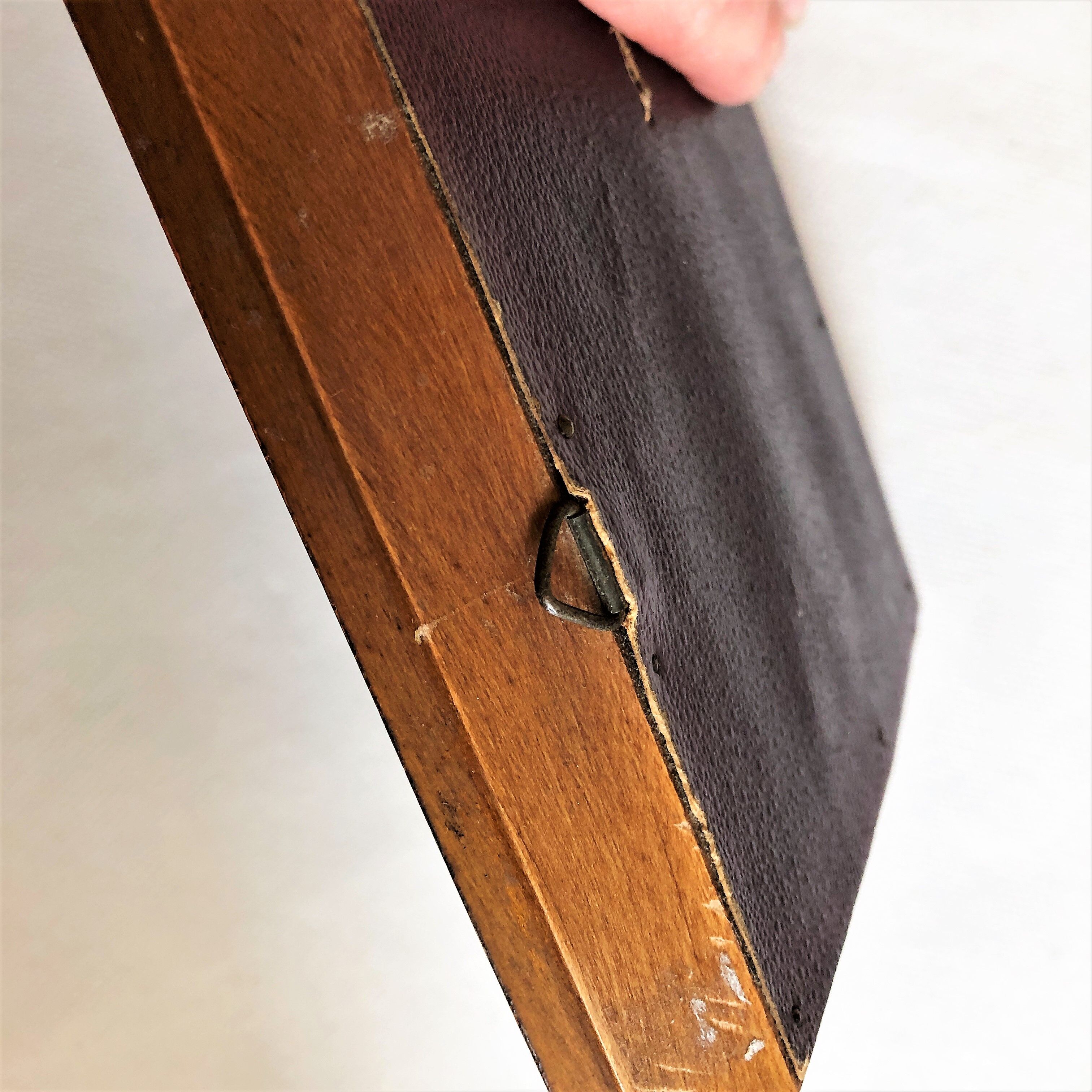 Wall frame portrait woman Empire style