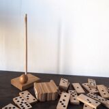 Jeu de dominos en bois