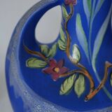 Vase forme libre vintage fourmaintraux desvres