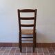 6 straw farm chairs