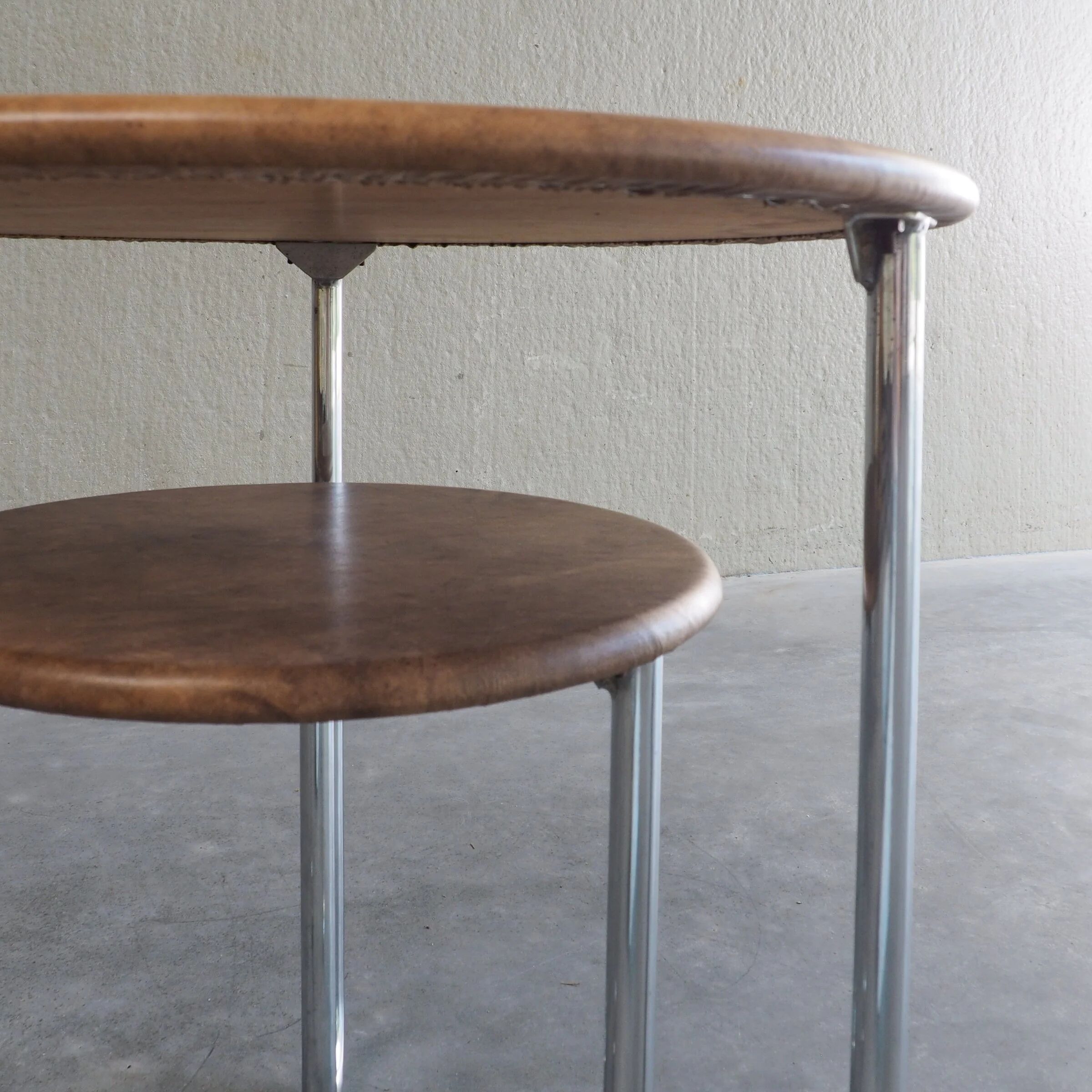 Bauhaus two-tier side table
