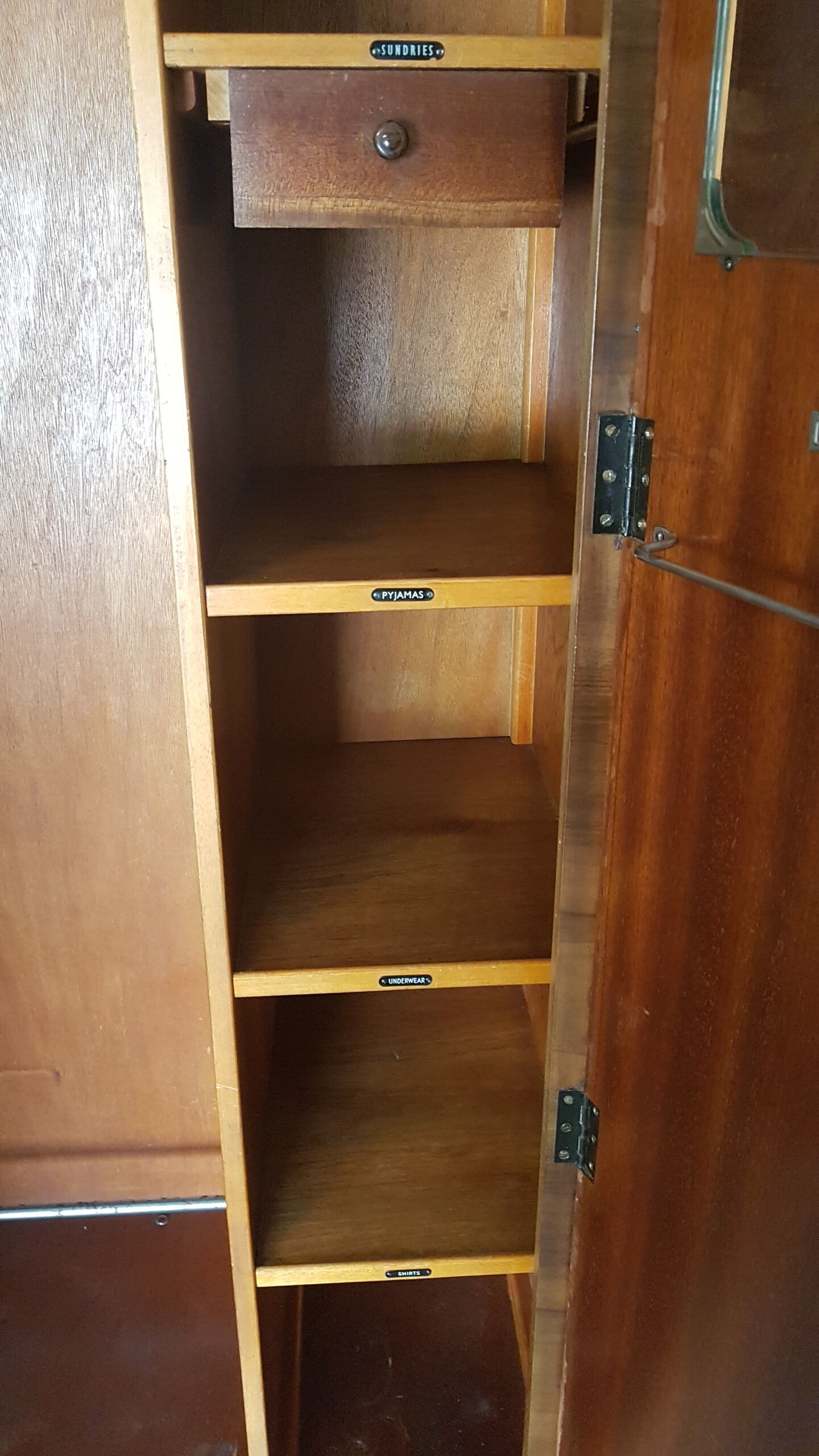 English wardrobe known as college years 40/50