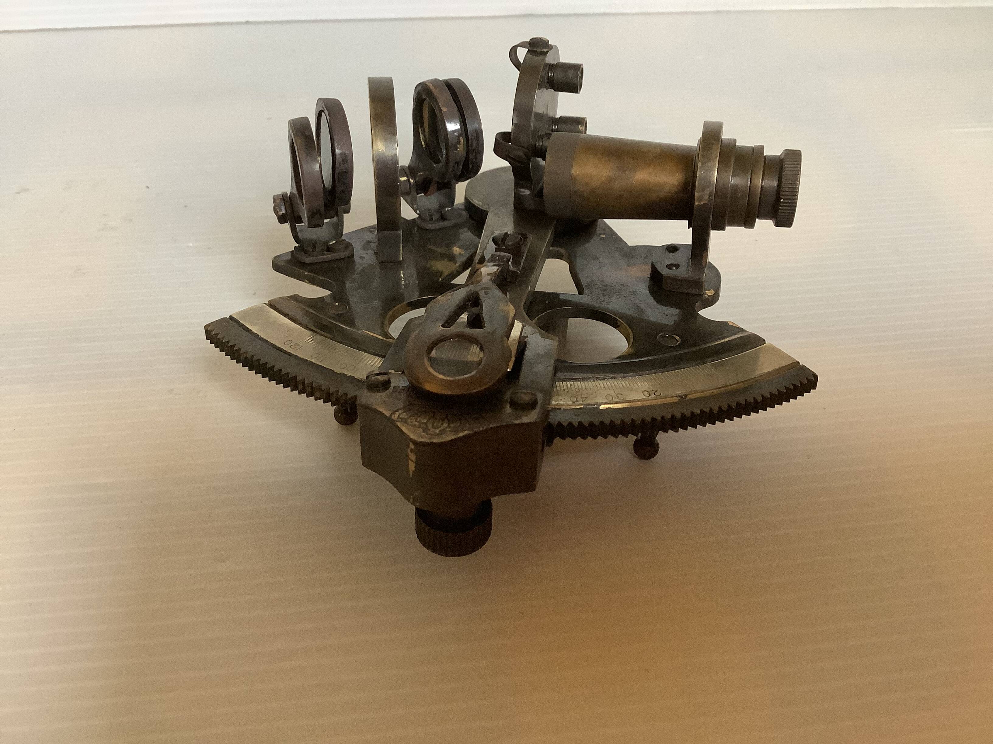 Marine compass sextant box