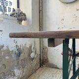 Guinguette table and its 2 benches