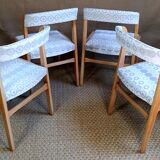 Set 4 chairs Baumann 70s