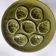 Mid-century oyster plates from the Niderviller pottery