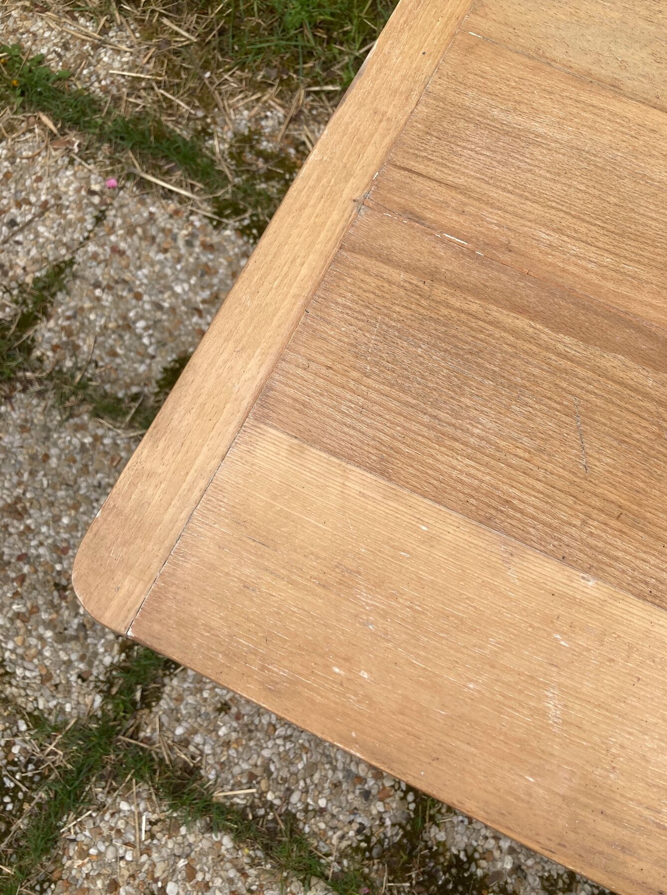 Antique solid wood desk