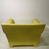 Fauteuil Bubble club jaune de Kartell par Starck