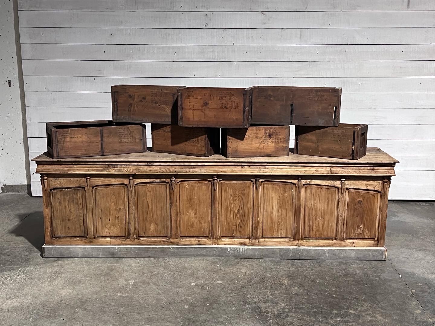 Old store counter