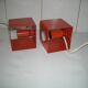 Pair of Orange Lamps from the 70s