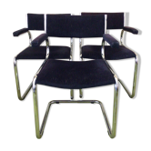 Suite de 3 chaises Années 70