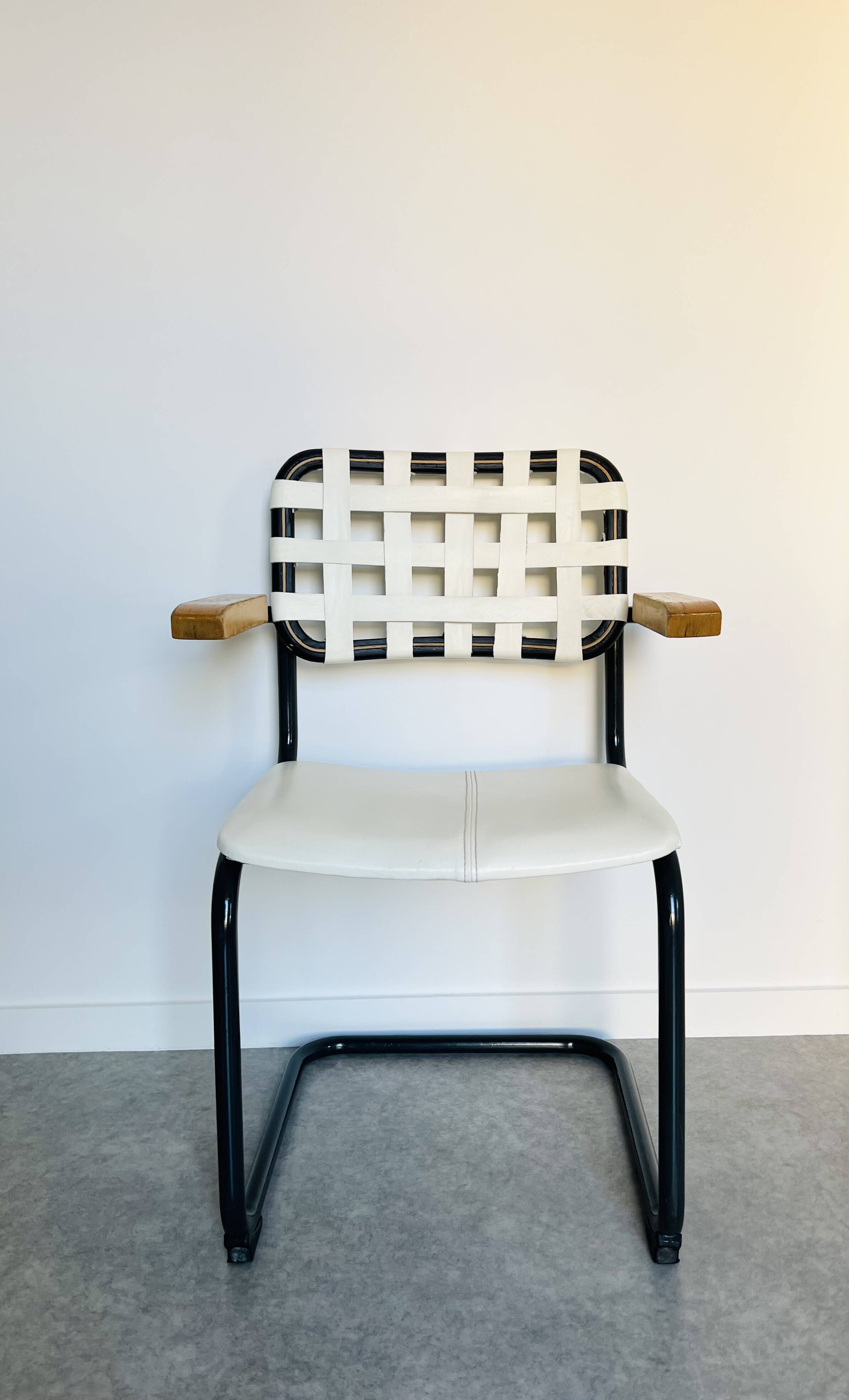 Marcel Breuer style leather chair