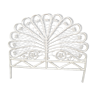 Gorgeous vintage headboard 60/70 rattan Peacock