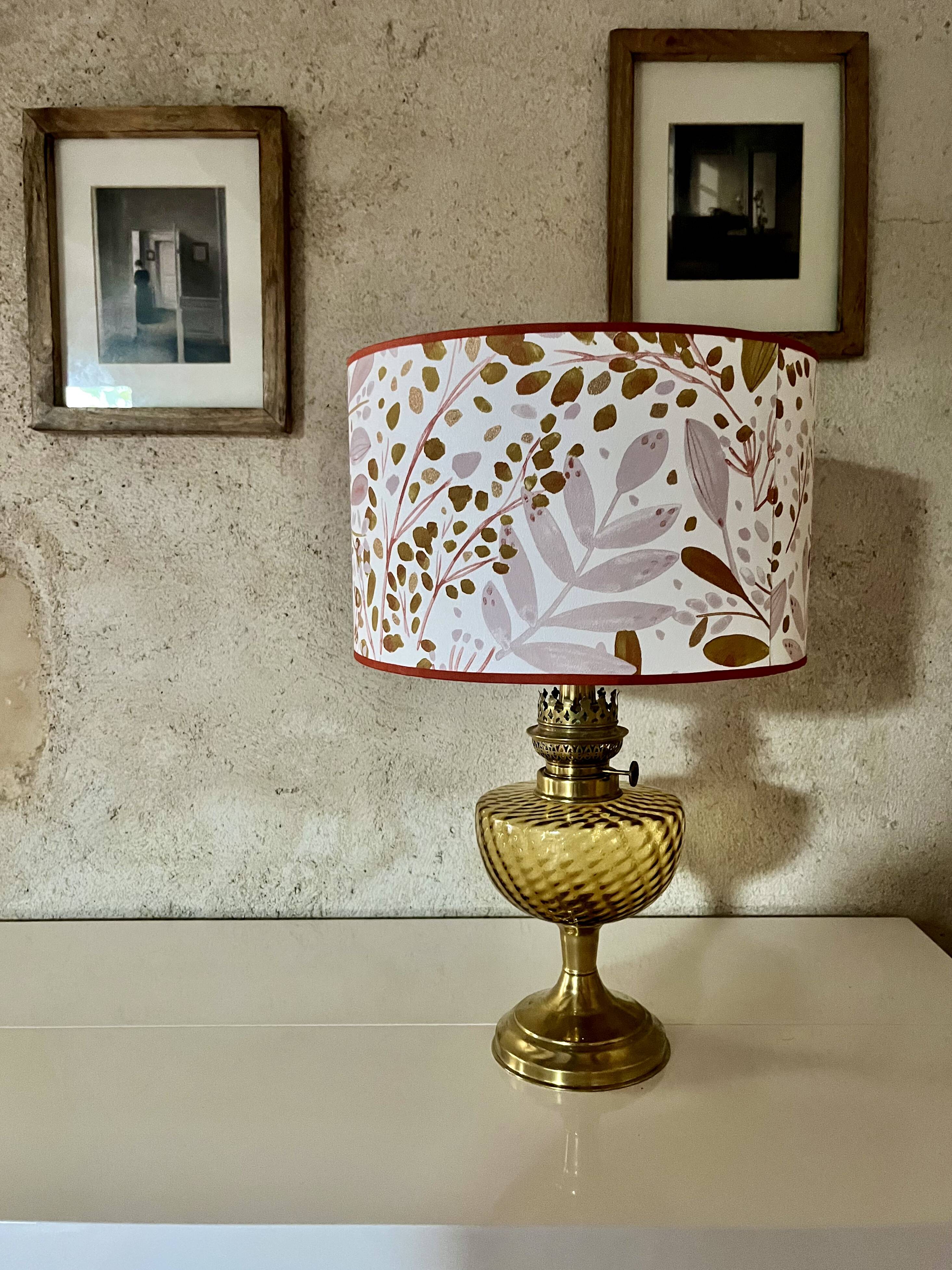 Autumn Lamp - handcrafted creation