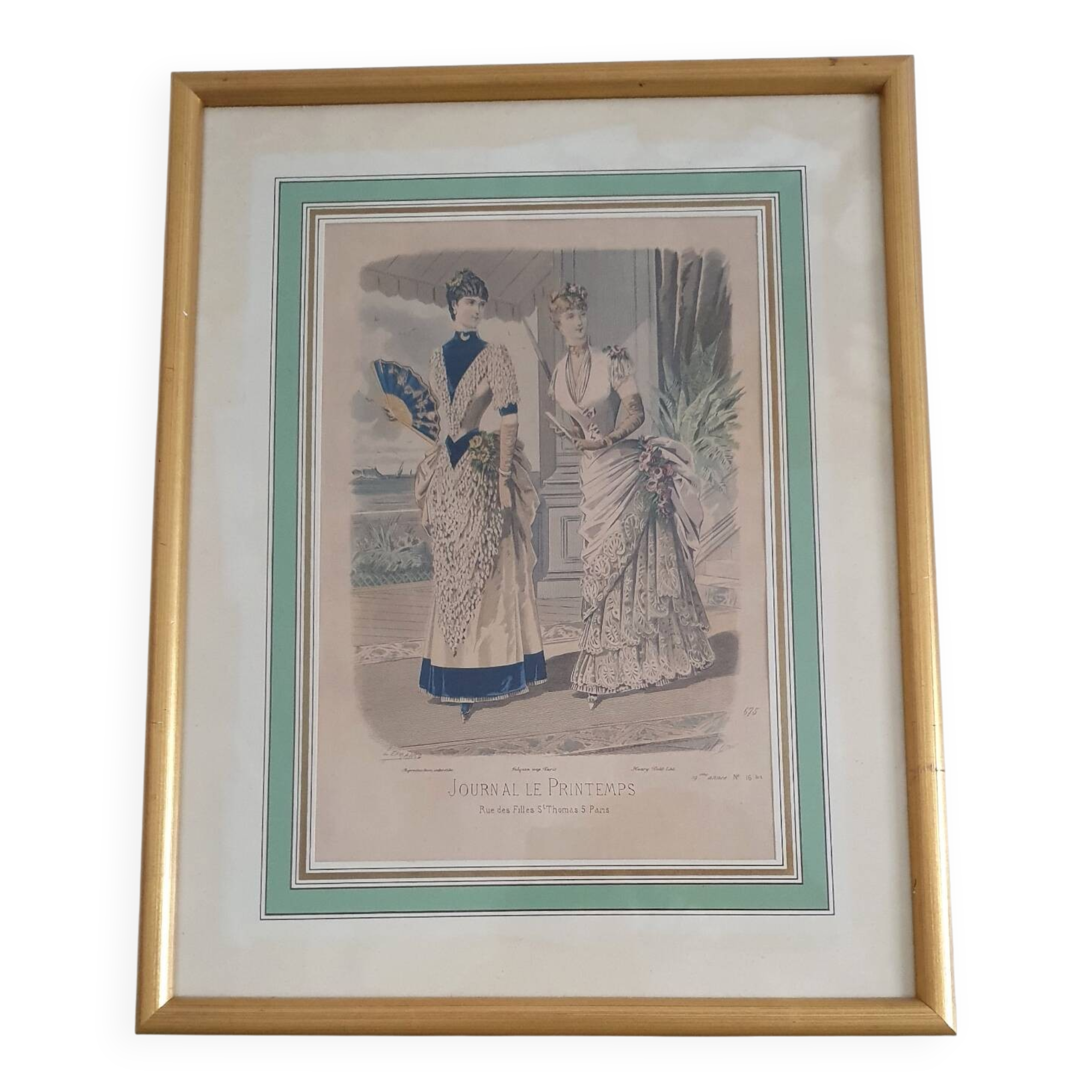 Print on 19th century fashion