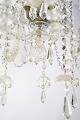 Prism chandelier - Five glass arms - Electric - c. 1890