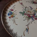 Large porcelain dish Limoges Email