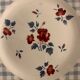 6 dessert plates made of old earthenware Digoin Sarreguemines model Bastia art deco