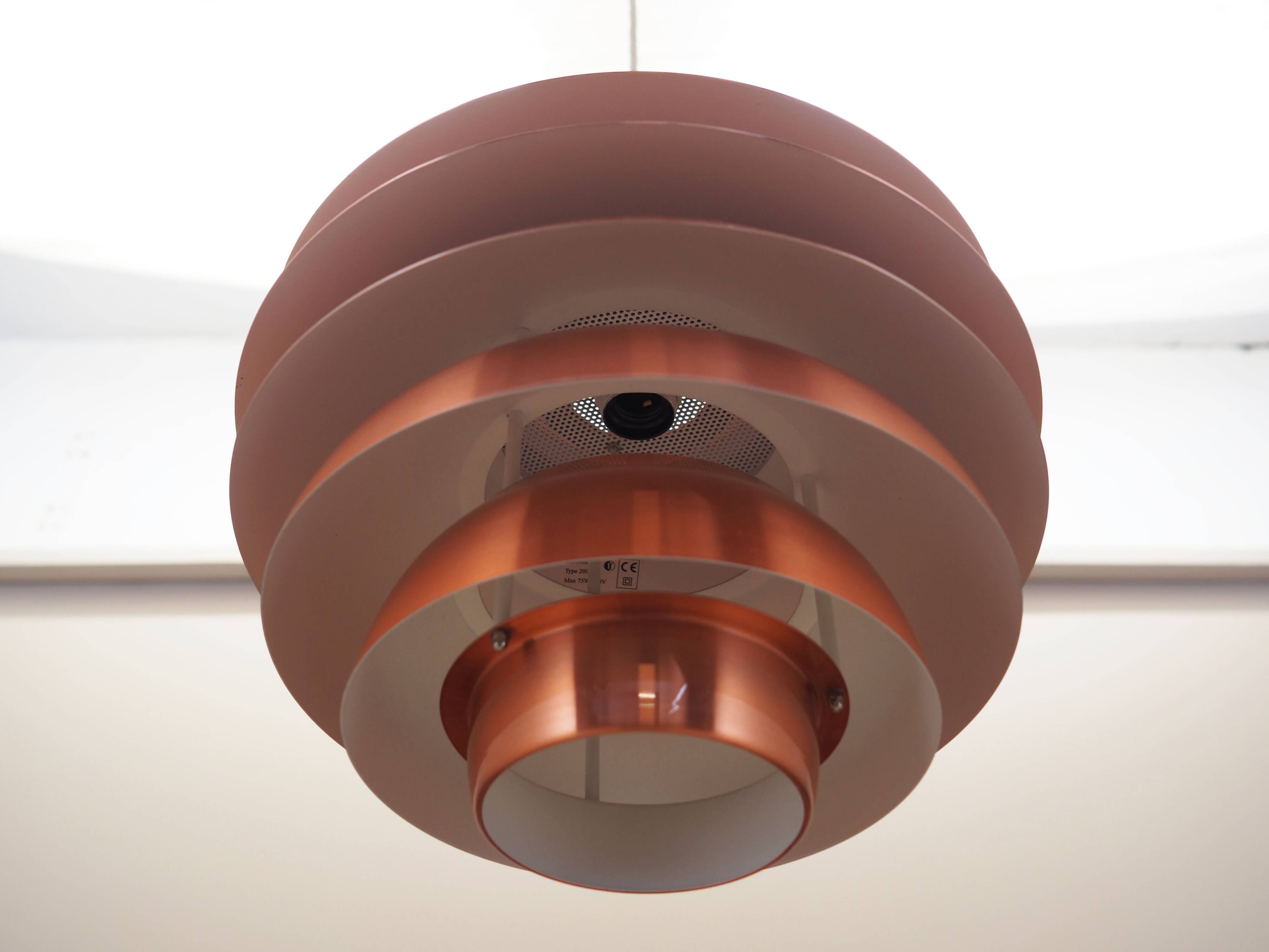 Pendant lamp, Danish design, 1980s, designer: Bent Karlby, manufacture: Lyf