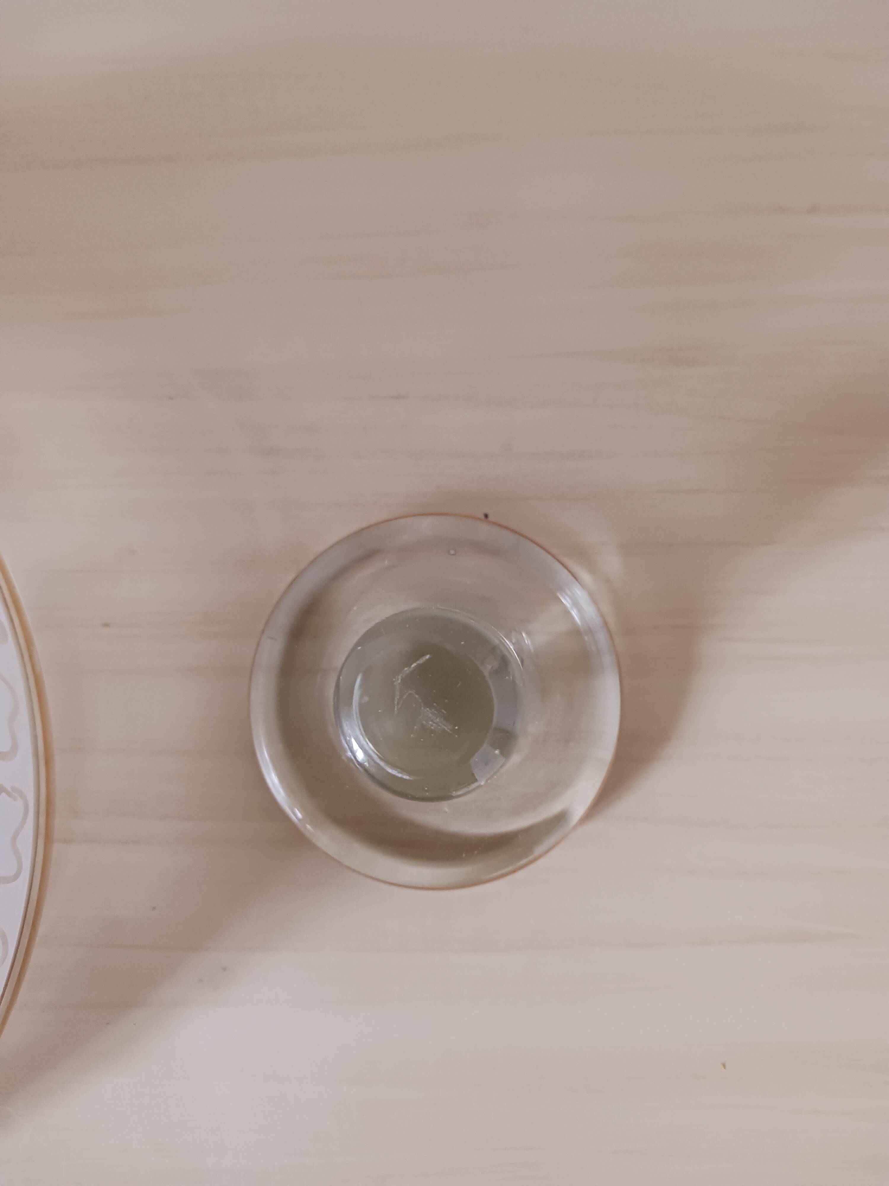 Antique carafe, made of glass.