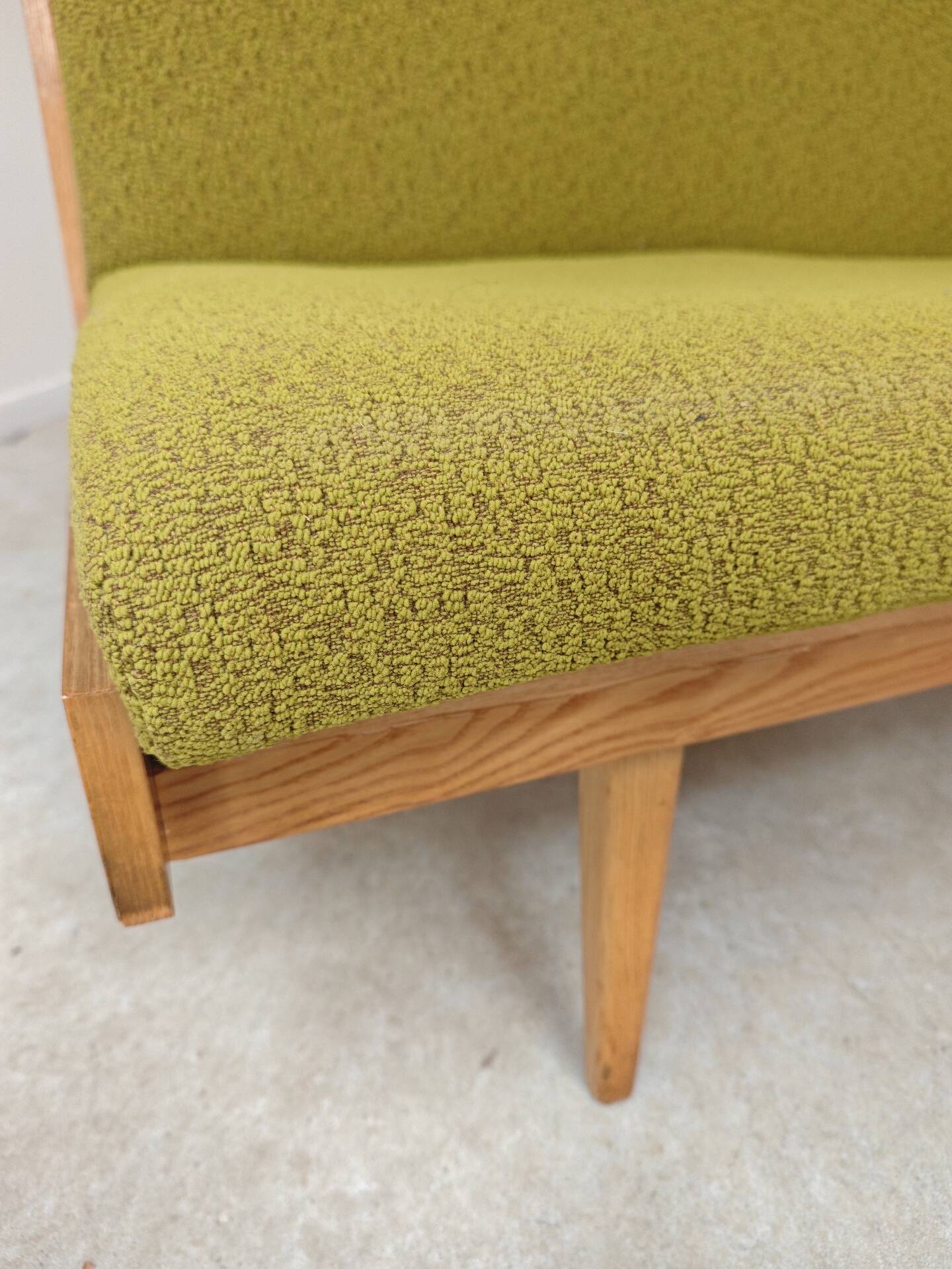 Folding daybed green Interier Praha Ex Czechoslovakia