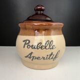 Appetizer table trash bin