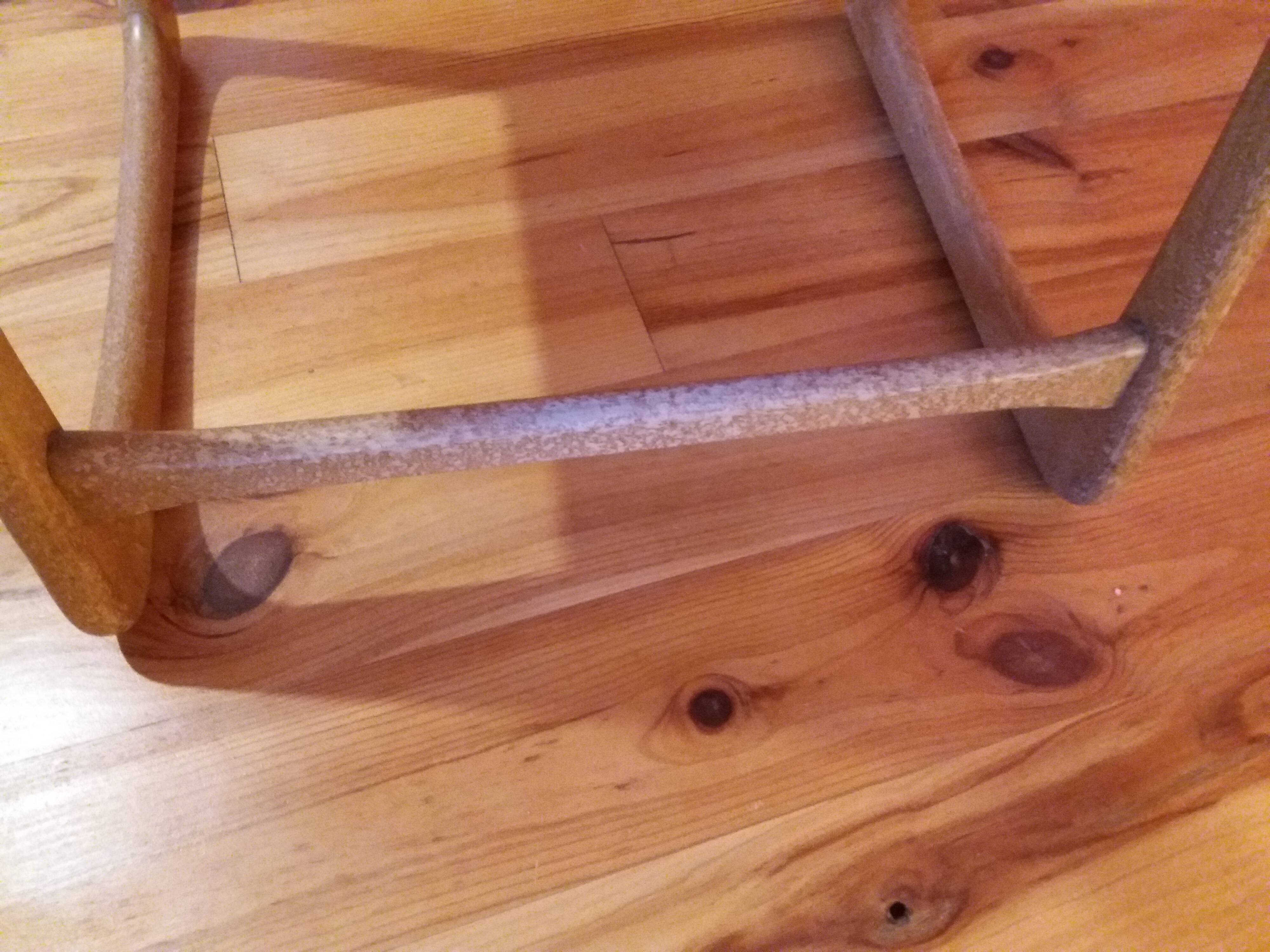 Pair of Chair "sled" by Baumann