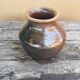 Vintage 1970s glazed stoneware vase