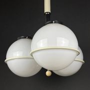 Lustre globe en verre de Murano par Gino Sarfatti, Italie, années 1960
