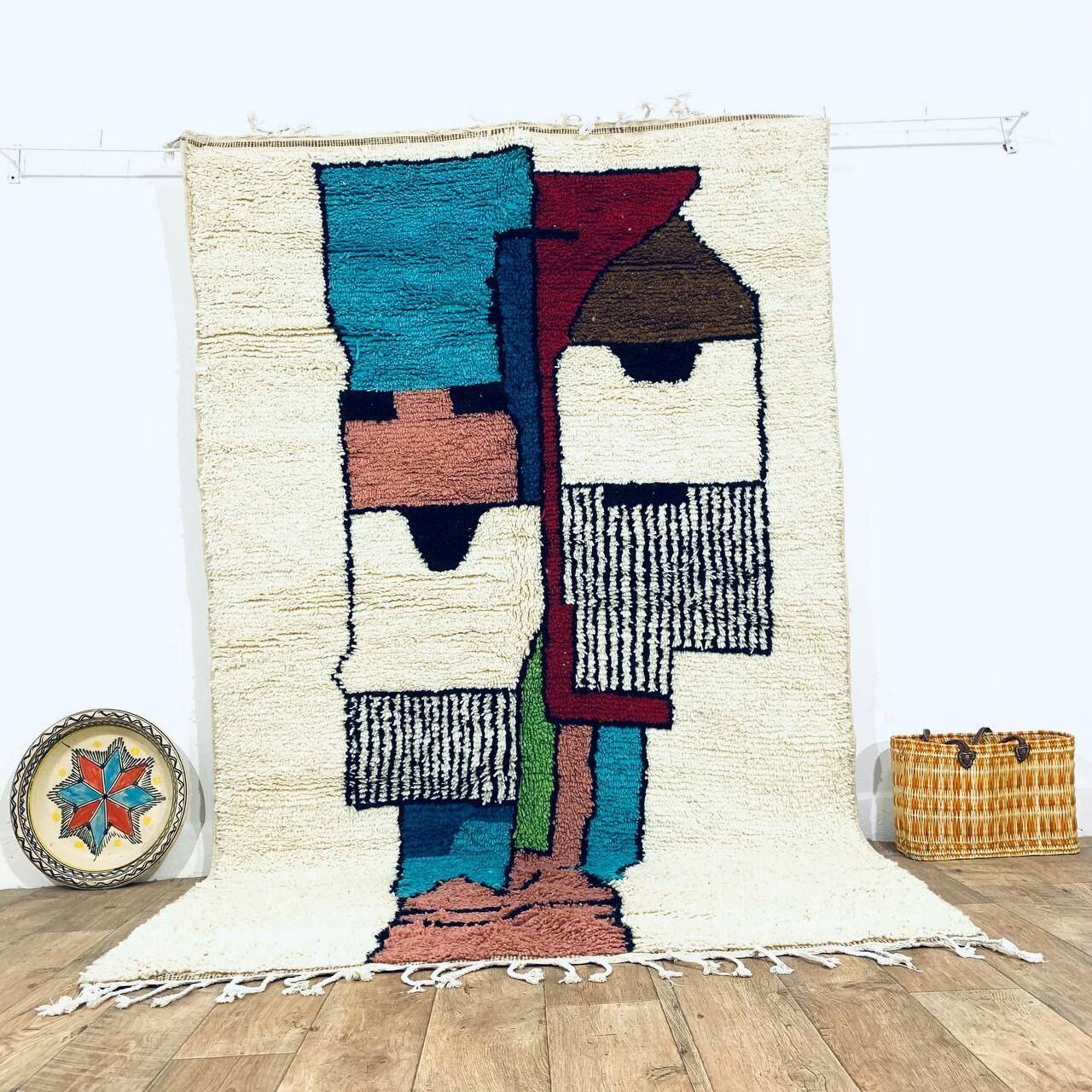 Handmade Moroccan Berber rug 250 x 150 cm